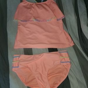 Justice tankini girls size 18